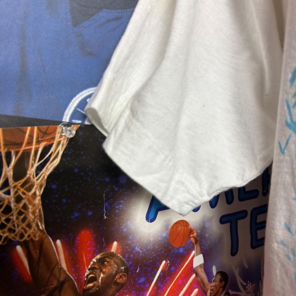 Vintage 90s NBA Basketball Homies What's Up G Graphic T Shirt Sz Large - Picture 4 of 7